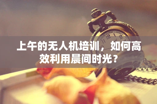 上午的无人机培训，如何高效利用晨间时光？